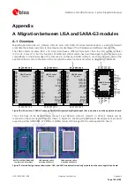 Предварительный просмотр 168 страницы Ublox SARA-G3 System Integration Manual