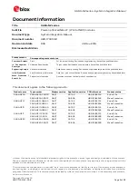 Preview for 2 page of Ublox SARA-N210 System Integration Manual