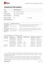 Preview for 2 page of Ublox SARA-N4 Series System Integration Manual