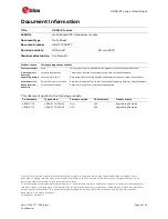 Предварительный просмотр 2 страницы Ublox VERA-P173 Datasheet