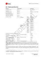 Предварительный просмотр 16 страницы Ublox VERA-P173 Datasheet