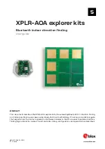 Ublox XPLR-AOA User Manual preview