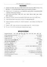 Preview for 2 page of Ubolon DAC651A User Manual