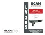 Preview for 1 page of UCAN LV 365 Operator'S Instruction Manual