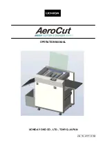 UCHIDA AeroCut Operation Manual preview