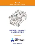 UCL SWIFT ILSINTECH K33A Owner'S Manual & User Manual preview