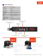 Preview for 20 page of UCL SWIFT TEK-1 Training Manual