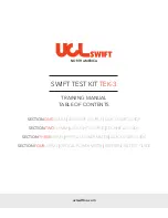 UCL SWIFT TEK-3 Training Manual preview