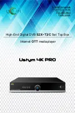 Uclan Ustym 4K PRO User Manual preview