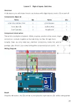 Preview for 20 page of Uctronics Ultimate Starter Kit for Arduino Manual