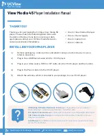 Preview for 1 page of UCView View Media 45 Installation Manual