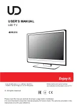 Предварительный просмотр 37 страницы UD 40F5210 User Manual