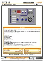 Предварительный просмотр 1 страницы Ude MX-888 Quick Manual