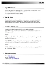 Preview for 5 page of UDG Creator U6010BL User Manual