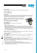 Preview for 9 page of UDI filters UdiMatic 785196 Installation, Operation And Maintenance Manual