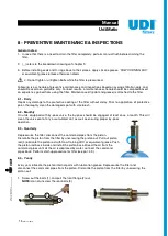 Preview for 15 page of UDI filters UdiMatic 785196 Installation, Operation And Maintenance Manual