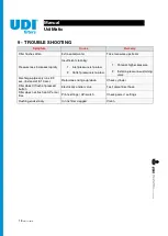 Preview for 18 page of UDI filters UdiMatic 785196 Installation, Operation And Maintenance Manual