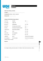 Preview for 24 page of UDI filters UdiMatic 785196 Installation, Operation And Maintenance Manual