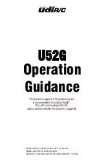 Preview for 1 page of UDI R/C U52G Operation Guidance