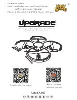 UDI RC Upgrade U818A HD User Manual preview