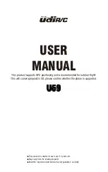 Preview for 1 page of udir/c U59 User Manual