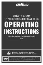 udir/c UD1201 Operating Instructions Manual preview