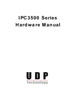 UDP Technology IPC3500A Hardware Manual preview