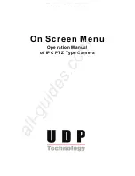 Предварительный просмотр 1 страницы UDP Technology IPC4100 Operation Manual