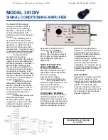 Preview for 4 page of UDT Instruments 301DIV Manual