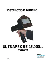 Preview for 1 page of UE Systems Ultraprobe 15000 Touch Instruction Manual