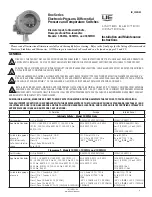 Preview for 1 page of UE 1XSWHH Installation And Maintenance Instructions Manual