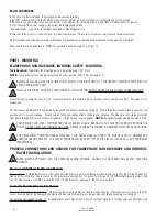 Предварительный просмотр 4 страницы UE 1XSWHH Installation And Maintenance Instructions Manual