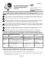 UE Field Safety System One Series Installation And Maintenance Instructions Manual preview