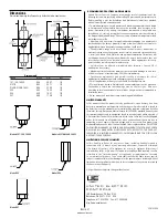 Предварительный просмотр 2 страницы UE J21K Installation And Maintenance Instructions