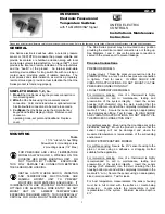UE ONE Series Installation & Maintenance Instructions Manual preview