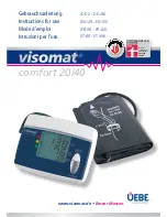 Предварительный просмотр 1 страницы uebe Visomat Comfort 20 Instructions For Use Manual