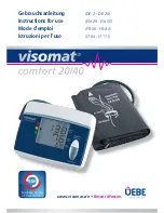 Предварительный просмотр 1 страницы uebe Visomat comfort 24 Instructions For Use Manual