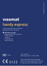 Предварительный просмотр 29 страницы uebe Visomat handy express Instructions For Use Manual