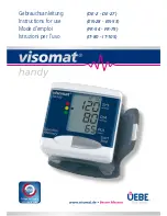 uebe Visomat handy Instructions For Use Manual предпросмотр