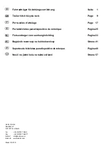 Preview for 2 page of Uebler P22-S Mounting And Operating Instructions