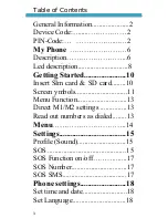 Preview for 3 page of ueFone D92 Manual