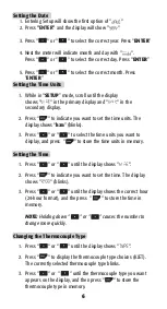 Preview for 8 page of UEi Apollo IV DT304 Instruction Manual