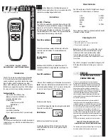 UEi CO71A Instruction Manual предпросмотр