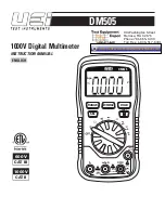 UEi DM505-N Instruction Manual preview