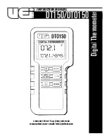 Preview for 1 page of UEi DT150 Instruction Manual