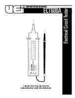 Preview for 1 page of UEi ECT600A Instruction Manual