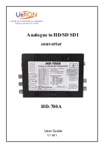 UeRON HD-700A User Manual preview