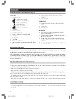 Preview for 12 page of UFESA AA4010 Operating Instructions Manual