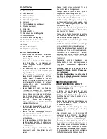 Preview for 12 page of UFESA AC4818 Operating Instructions Manual