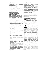 Preview for 19 page of UFESA AC4818 Operating Instructions Manual